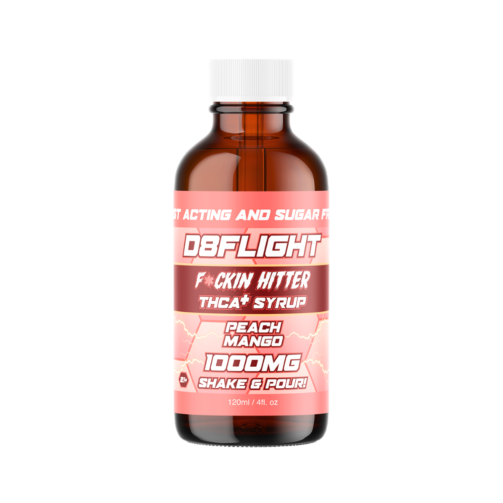 D8 Flight Hitter Syrup(1000MG) / Peach Mango